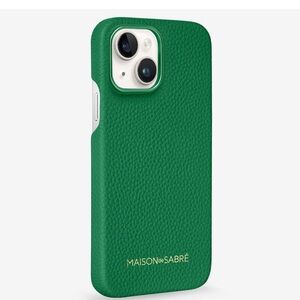 MAISON de SABRE phone case emerald green iPhone 15 pro max phone